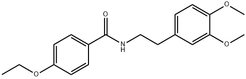 N-[2-(3,4-dimethoxyphenyl)ethyl]-4-ethoxybenzamide Struktur