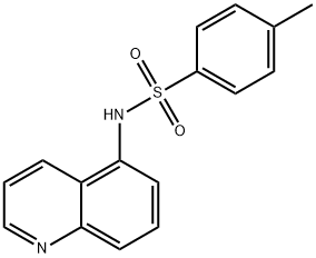 4-methyl-N-quinolin-5-ylbenzenesulfonamide Struktur