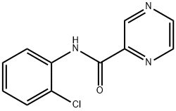 N-(2-chlorophenyl)pyrazine-2-carboxamide Struktur