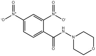 N-morpholin-4-yl-2,4-dinitrobenzamide Struktur