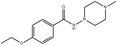 4-ethoxy-N-(4-methylpiperazin-1-yl)benzamide Struktur