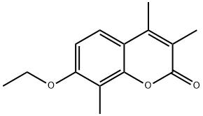 7-ethoxy-3,4,8-trimethylchromen-2-one Struktur