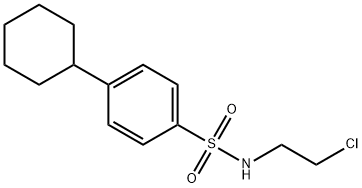 N-(2-chloroethyl)-4-cyclohexylbenzenesulfonamide Struktur