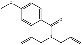 4-methoxy-N,N-bis(prop-2-enyl)benzamide Struktur