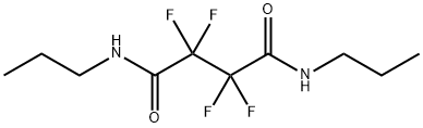 2,2,3,3-tetrafluoro-N,N'-dipropylbutanediamide Struktur