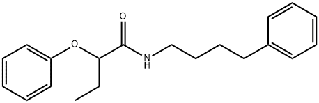 2-phenoxy-N-(4-phenylbutyl)butanamide Struktur