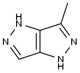 3-methyl-2,4-dihydropyrazolo[4,3-c]pyrazole Struktur