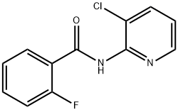 N-(3-chloropyridin-2-yl)-2-fluorobenzamide Struktur