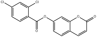 (2-oxochromen-7-yl) 2,4-dichlorobenzoate Structure