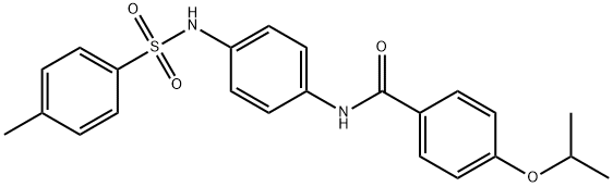 N-[4-[(4-methylphenyl)sulfonylamino]phenyl]-4-propan-2-yloxybenzamide Structure