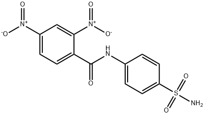 2,4-dinitro-N-(4-sulfamoylphenyl)benzamide Struktur