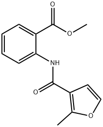 methyl 2-[(2-methylfuran-3-carbonyl)amino]benzoate Struktur