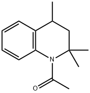 1-(2,2,4-trimethyl-3,4-dihydroquinolin-1-yl)ethanone Struktur