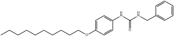 1-benzyl-3-(4-decoxyphenyl)urea Struktur