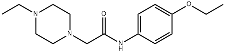 N-(4-ethoxyphenyl)-2-(4-ethylpiperazin-1-yl)acetamide Struktur