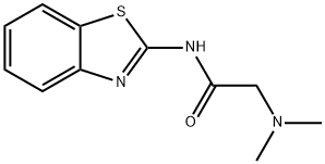 N-(1,3-benzothiazol-2-yl)-2-(dimethylamino)acetamide Struktur