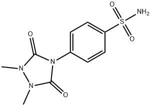 4-(1,2-dimethyl-3,5-dioxo-1,2,4-triazolidin-4-yl)benzenesulfonamide Struktur