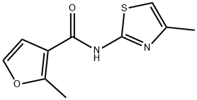 2-methyl-N-(4-methyl-1,3-thiazol-2-yl)furan-3-carboxamide Struktur