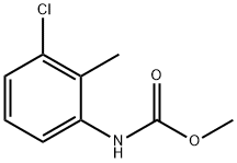 methyl N-(3-chloro-2-methylphenyl)carbamate Struktur