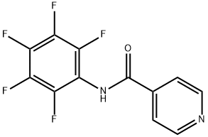 N-(2,3,4,5,6-pentafluorophenyl)pyridine-4-carboxamide Struktur