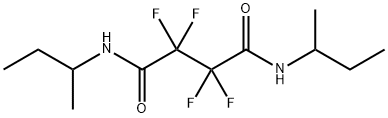 N,N'-di(butan-2-yl)-2,2,3,3-tetrafluorobutanediamide Struktur