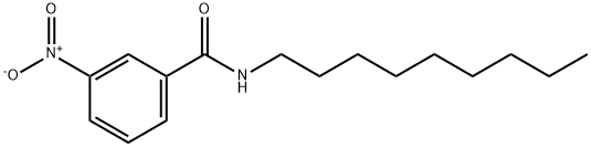 3-nitro-N-nonylbenzamide Struktur