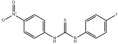 1-(4-iodophenyl)-3-(4-nitrophenyl)thiourea Struktur