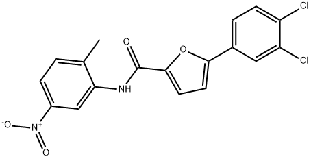 5-(3,4-dichlorophenyl)-N-(2-methyl-5-nitrophenyl)furan-2-carboxamide Structure