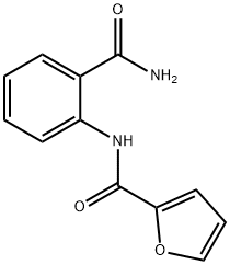 N-(2-carbamoylphenyl)furan-2-carboxamide Struktur