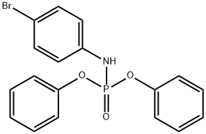 4-bromo-N-diphenoxyphosphorylaniline Struktur