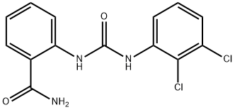 2-[(2,3-dichlorophenyl)carbamoylamino]benzamide Struktur