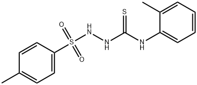 1-(2-methylphenyl)-3-[(4-methylphenyl)sulfonylamino]thiourea Struktur