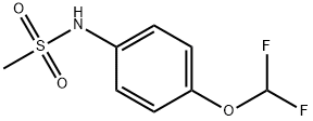 N-[4-(difluoromethoxy)phenyl]methanesulfonamide Struktur