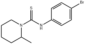 N-(4-bromophenyl)-2-methylpiperidine-1-carbothioamide Struktur