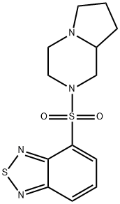 4-(3,4,6,7,8,8a-hexahydro-1H-pyrrolo[1,2-a]pyrazin-2-ylsulfonyl)-2,1,3-benzothiadiazole Struktur