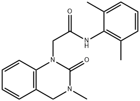 N-(2,6-dimethylphenyl)-2-(3-methyl-2-oxo-4H-quinazolin-1-yl)acetamide Struktur