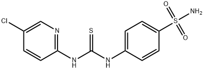 1-(5-chloropyridin-2-yl)-3-(4-sulfamoylphenyl)thiourea Struktur