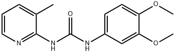 1-(3,4-dimethoxyphenyl)-3-(3-methylpyridin-2-yl)urea Struktur