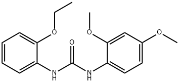 1-(2,4-dimethoxyphenyl)-3-(2-ethoxyphenyl)urea Struktur