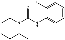 N-(2-fluorophenyl)-2-methylpiperidine-1-carboxamide Struktur