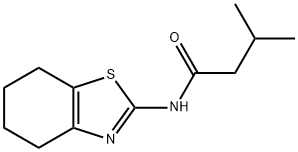 3-methyl-N-(4,5,6,7-tetrahydro-1,3-benzothiazol-2-yl)butanamide Struktur