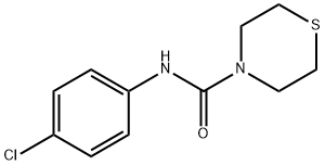 N-(4-chlorophenyl)thiomorpholine-4-carboxamide Struktur