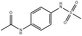 N-[4-(methanesulfonamido)phenyl]acetamide Struktur