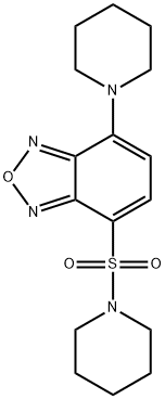 7-piperidin-1-yl-4-piperidin-1-ylsulfonyl-2,1,3-benzoxadiazole Struktur