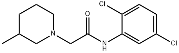 N-(2,5-dichlorophenyl)-2-(3-methylpiperidin-1-yl)acetamide Struktur