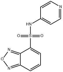 N-pyridin-4-yl-2,1,3-benzoxadiazole-4-sulfonamide Struktur