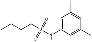 N-(3,5-dimethylphenyl)butane-1-sulfonamide Struktur