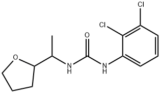 1-(2,3-dichlorophenyl)-3-[1-(oxolan-2-yl)ethyl]urea Struktur