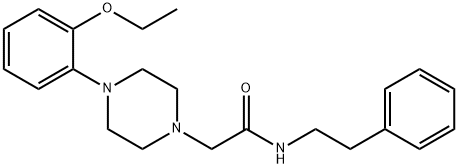 2-[4-(2-ethoxyphenyl)piperazin-1-yl]-N-(2-phenylethyl)acetamide Struktur