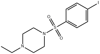 1-ethyl-4-(4-iodophenyl)sulfonylpiperazine Struktur